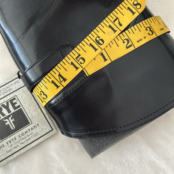 New Frye Dorado Tall Black Knee High Riding Boots Size 5.5 - Picture 9 of 10